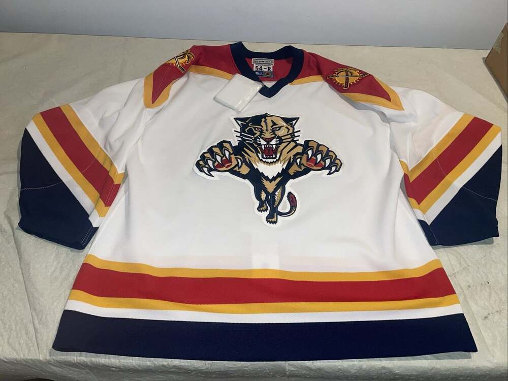 Authentic Florida Panthers Starter Jersey Mens 54 White Vintage Clean 90s NHL